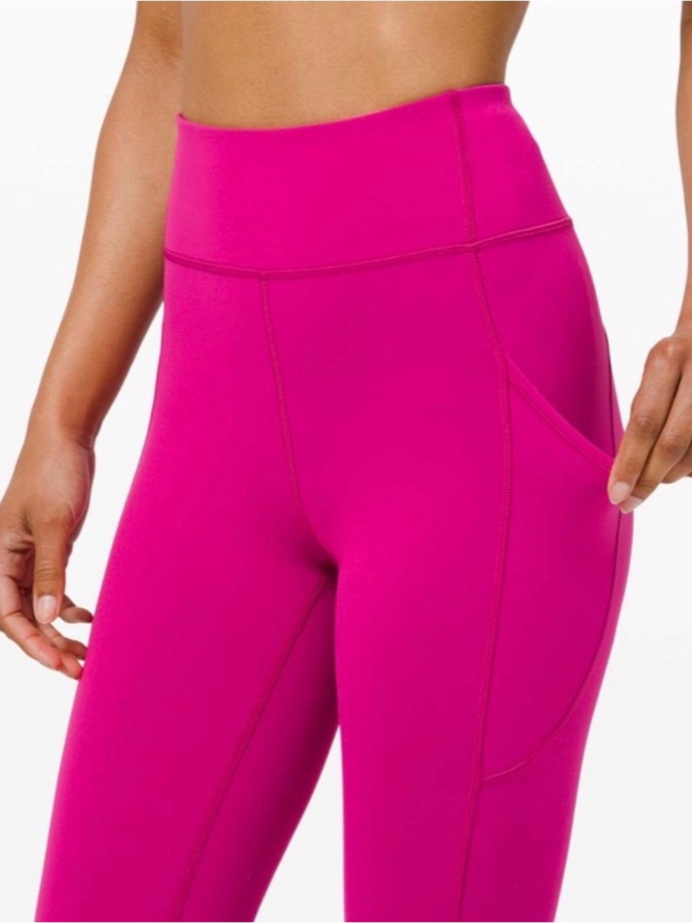 Lululemon Invigorate High Rise 23" Inseam Legging Size 4 "Ripened Raspberry - Picture 11 of 11